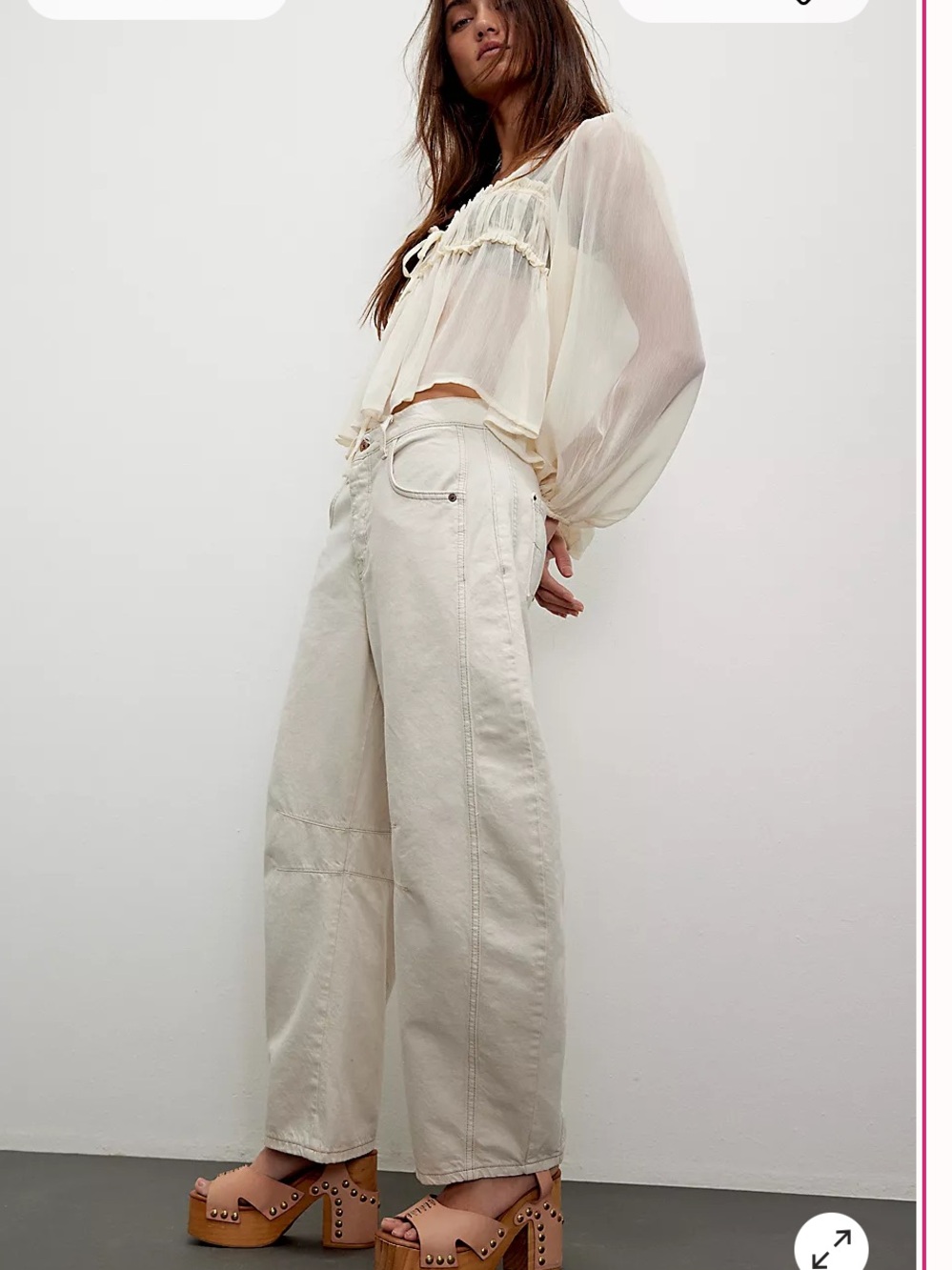 We The Free Good Luck Mid-Rise Barrel Jeans - Picture 3 of 9